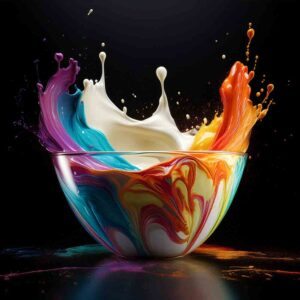 Farbrausch-abstrakte Bildkunst als limitierte Kunst, Fine-Art